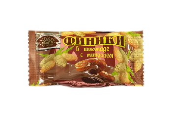 Конфеты Финик в шоколаде с миндалем
