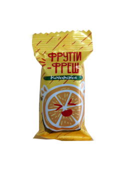 Конфета Фтутти Фреш  (мол. помадка с фр.-ягод. начинкой со вкусом лимона)