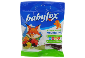 Мармелад Baby Fox бегемоты 70 гр.