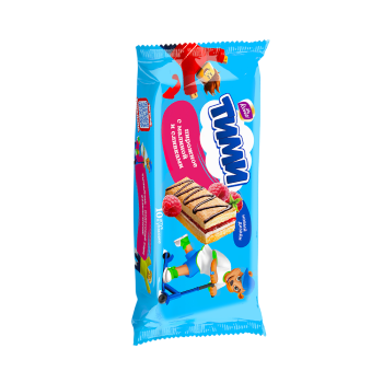 Пирожное Тими с малиной и сливками 33 гр