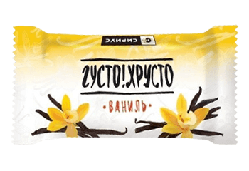 Конфета вафельная Густо! Хрусто!